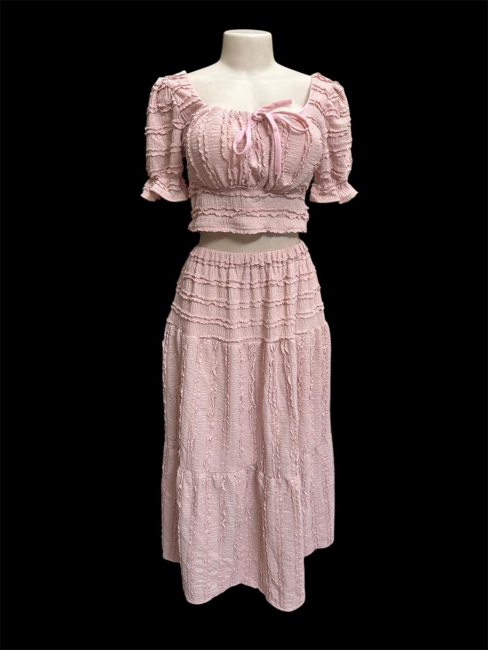 Long Skirt Pink